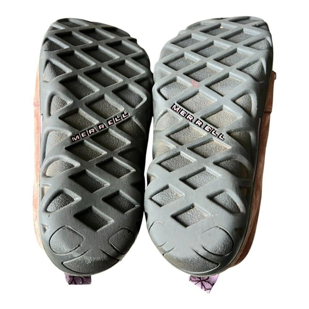 Merrell Kids Huckleberry Moc Suede Slip-On Shoes Girls size 10.5 Hiking Pink - Picture 5 of 10